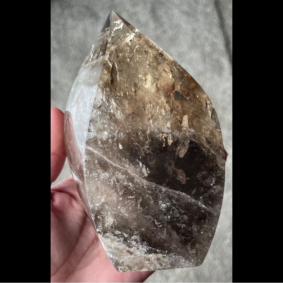 Smoky Garden Quartz Flame - Picture 11 of 17